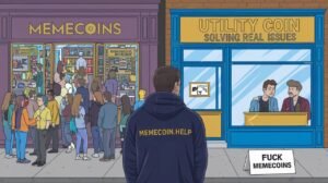 memecoins vs utility coins