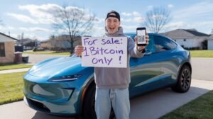 selling car for a bitcoin